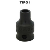 Dados de impacto 12 puntas cuadro 3/8" en pulgadas