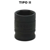 Dados de impacto 6 puntas cuadro 3/8" en pulgadas