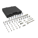 Juego de dados y accesorios combinado cuadro 1/2" 64 piezas