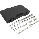 Juego de dados y accesorios combinado cuadro 3/8" 36 piezas