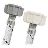 Conector Flexible para sanitario vinilo blanco