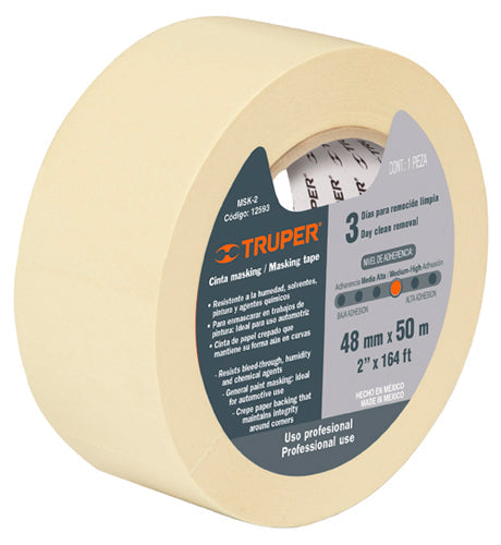 Cintas masking tape, 50 m