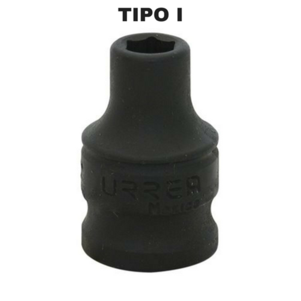 Dados de impacto 6 puntas cuadro 3/8" en pulgadas