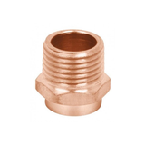 Conector de cobre rosca exterior