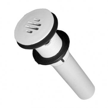 Contra Plástica con rejilla de Plástico para Lavabo con rebosadero