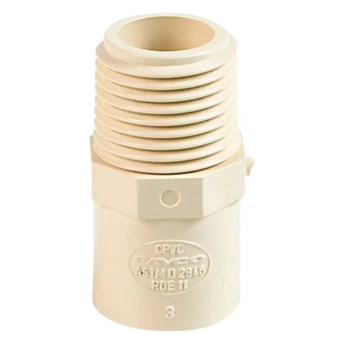 Adaptador macho de CPVC