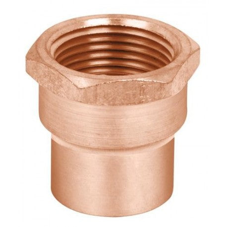 Conector de cobre rosca interior